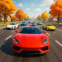 aşırı otoyol trafik yarışı